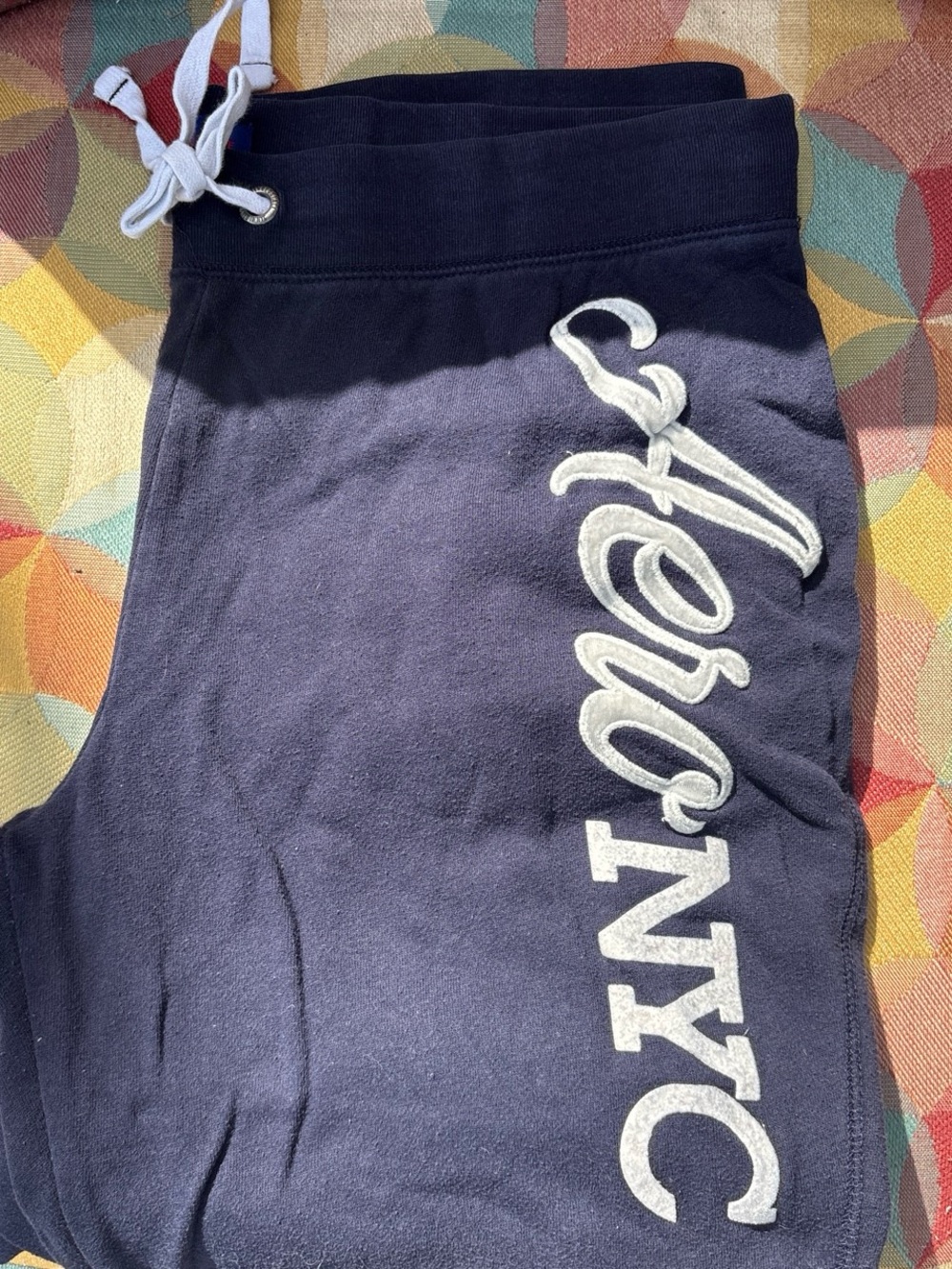Aeropostale Navy Shorts with White Logo